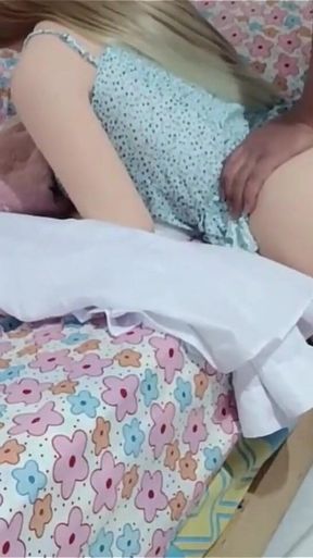 259 Asian Stepdaughter with Her Pussy Full of Hot Sperm