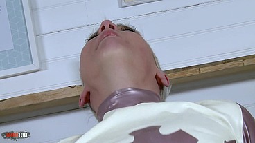 Charlie collects for her parish and gets fucked hard by Kevin White