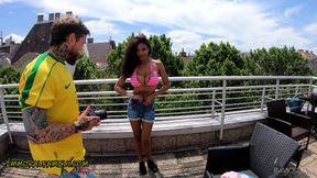 Big Natural Tits Brazilian Tina Fire in Hardcore Threesome - Immoral Friends 4K