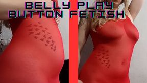 Belly Play button fetish Punching
