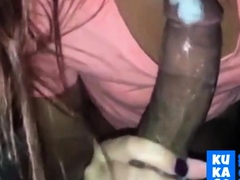 Snowbunny Deepthroating a BBC
