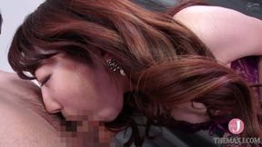 A dominant girl sucked my cock and climaxed with a hand job.