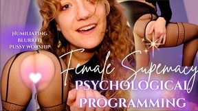 BLURRED Female Supremacy Psychological Programming Pussy Worship