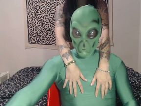 This kinky webcam slut is marvelous and you can tell she loves aliens