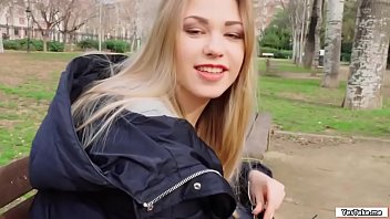 Selvaggia is reading her favorite book when a guys sits beside her and offers her cash for some crazy stuffs  She gets temped by the cash so she takes