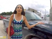 Roadside - Spicy Latina fucks a big dick to free her car