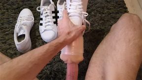 4K - Fucking Stoyas Fleshlight inside sexy Puma sneaker