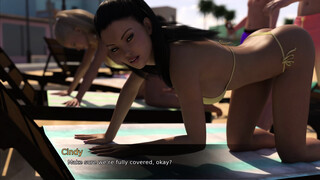 Resort of Temptation Episode 5 Liam know how to please these woman they all went topless on the beach9