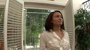 Gabriella Paltrova is going to walk up a pair of steps, while giving you an upskirt of her...