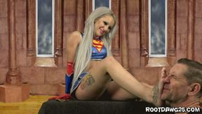 Krissy Koven in Superheroine Foot Gag 1080p MKV