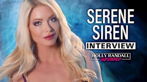 Blonde bombshell Serene Siren with big boobs talks crowdfunded boob jobs and nude wrestling