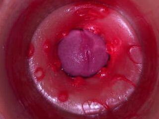 Camera in Vagina, Cervix POV, "Creampie" 4k