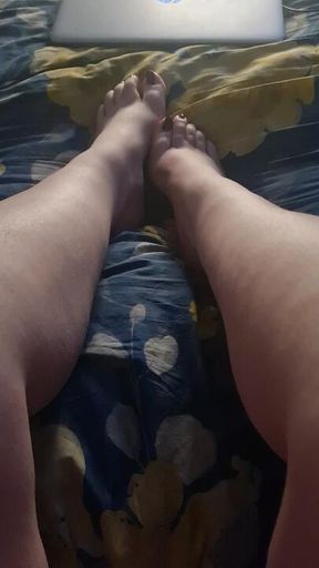 Sensual foot play