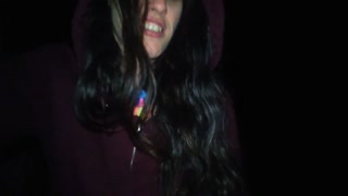 PinkMoonLust Hairy PeePee Girl Fetishist Freaky Urine Fetish Pisses in Dark Outside Outdoors Exhibit