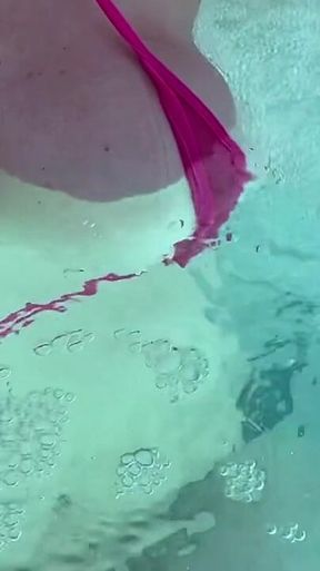 Artemisia Love Showing Her Perfect Tits in a Micro Bikini Underwater