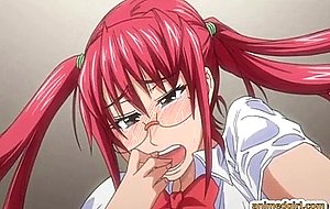 Shemale anime with big tits masturbation