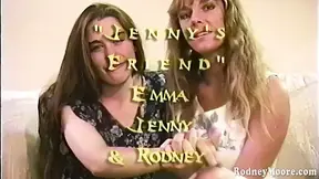 Vintage hairy girl threesome and cum sharing