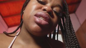 Ebony Lipstick Fetish Goddess Aspen Aires: Another Thotboi Lipstick Fetish Custom