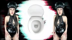 I'll make you swallow it all - intense toilet-fantasy humiliation mindfuck