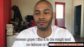 SayUncleNetwork.com - Straight jock's raw threesome POV for cash with two cocks