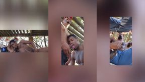 fui foder no mato e virou suruba