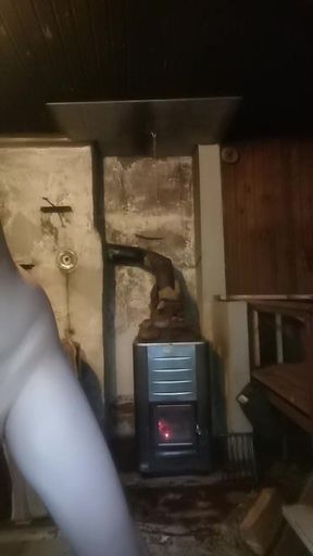 Anal Fingerin and Masturbating. Horny on the Sauna.