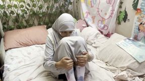 Hijabi Morning Yoga Day 28 From Muslim Girl