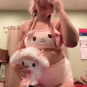 Sexy my melody bunny cosplay