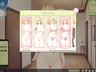 Anime Game – Ayano Cowgirl scene - Anime Gameplay Animation