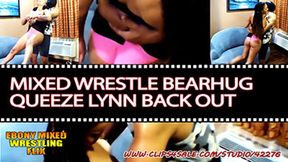 Mixed Wrestle Bearhug Squeezing Lynn Back Out MPEG4