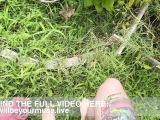 Watering My Vegetable Garden with My Piddle