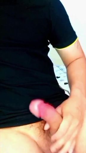 Horny Latino Guy Just Having Fun At Home