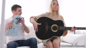 Guitar Lesson Turns into Steamy Sex Session with Ria