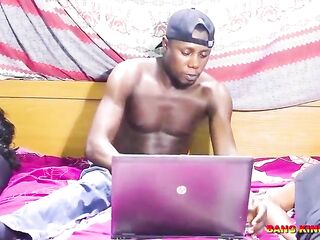 Sexually excited Afro big beautiful woman SEX ADDICTED girlfriend crave sex same room with my room boy-friends