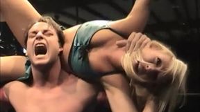 I QUIT MATCH! Amber O'Neal vs The Campus Legend