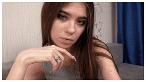 18 yo skinny beauty teases her perfect legs and Ash sneakers (part 1 of 2), fc238h 720p