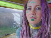 Hardcore Anal Fuck and Cum on Face in Sexy Lingerie with Hot Tattoo Girl - Facial - POV