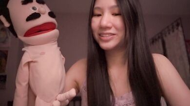 Puppet Play and Pregnancy Urges Asian Solo
