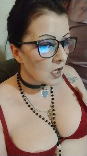 MILF Smoking in a Bra