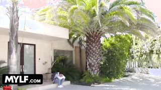MYLF - Great Turned On Milf Joins Stepson And His New Lover Inside Their Intimate Moment
