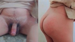 Pathan gay showing his beautiful ass and dick
