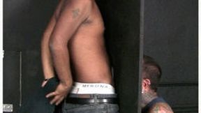 Junior Sucked Off At The Fraternity Gloryhole