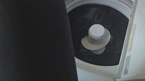 Mundane Task: doing the wash with my feet!