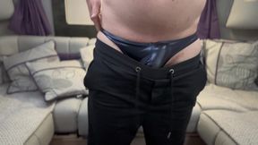 Shiney panties and play