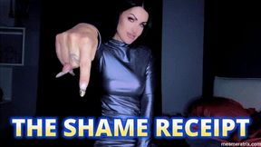 THE SHAME RECEIPT