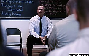 Naive latina got banged by a perverted old bishop