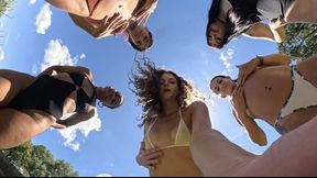 Our Tiny Toy with Giantess Nathalia, Mya, Aria, Nene and Ditria 1080p