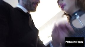 Brunette teen pumps juice on a hard cock🌭