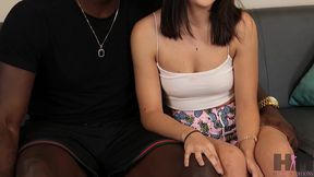 natalie brooks bounces her booty against louie s hip as he fucks her!