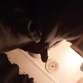 Pissing With a Hard Dick